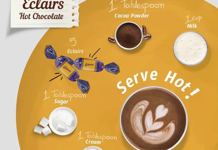 Eclairs Hot Chocolate