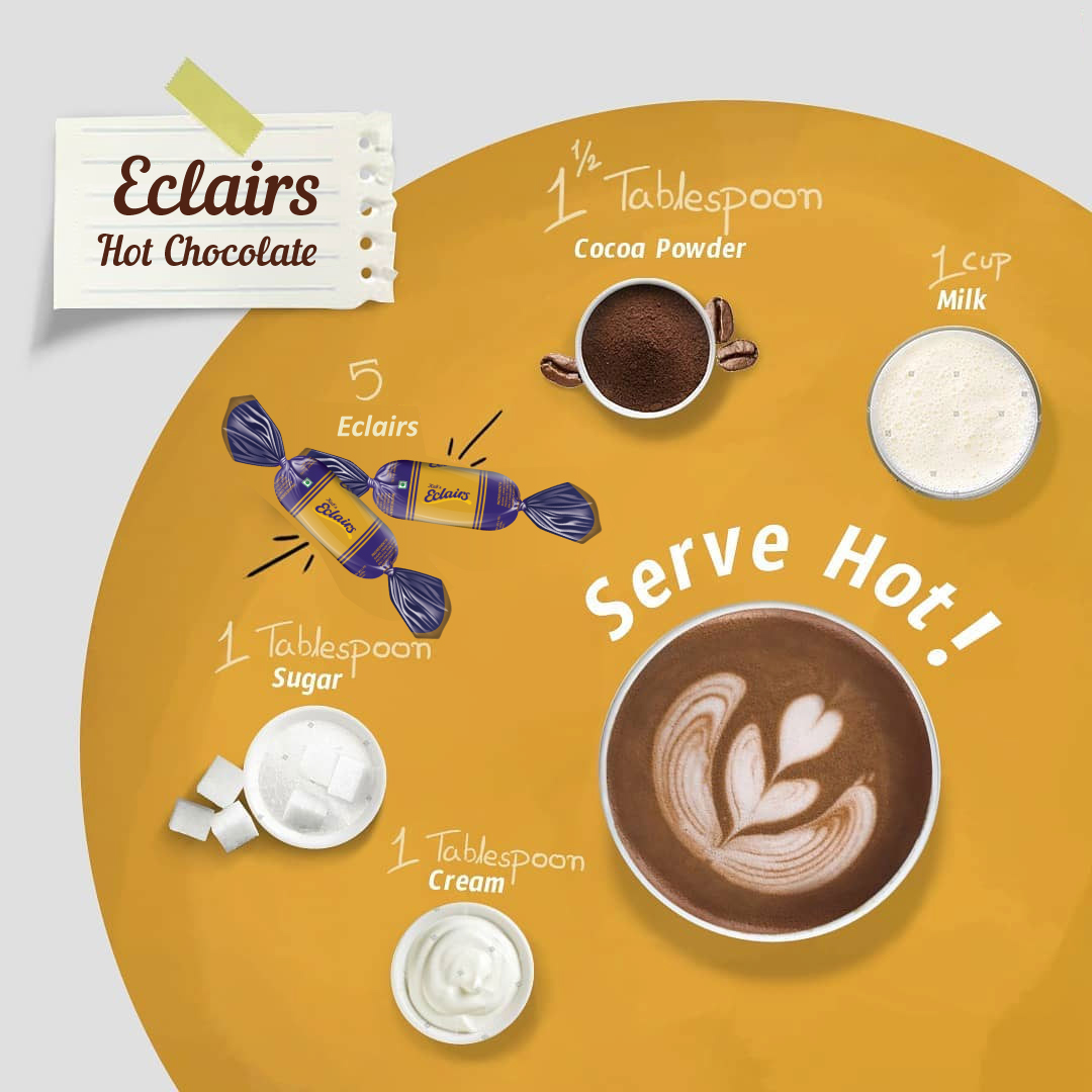 Eclairs Hot Chocolate